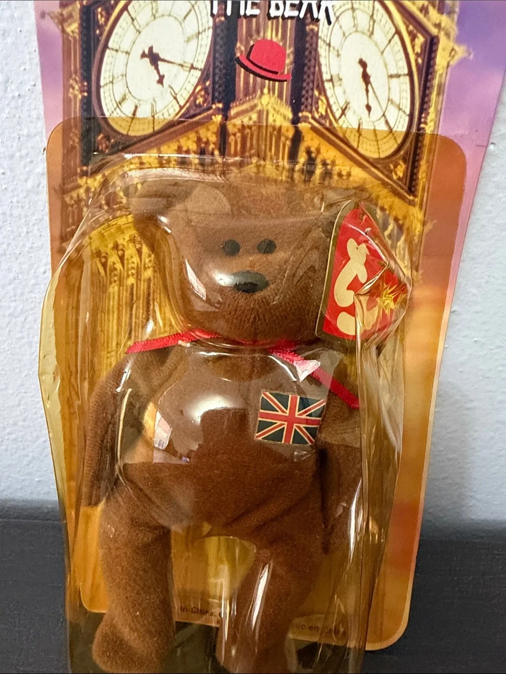 Vintage 1999 McDonald's Ty‎ Britannia the Bear Plush in package SEALED